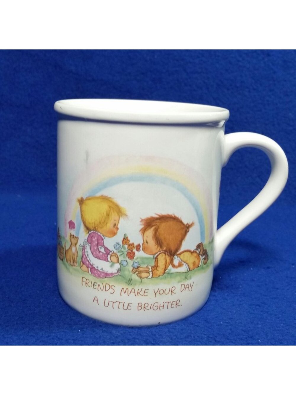 Hallmark Betsey Clark Friends Mug 1983 Mug Mates Friendship Friends Make Your